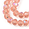 Electroplate Glass Beads Strands EGLA-A034-T4mm-L24-2