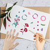 Wall Theme PVC Plastic Clear Stamps DIY-WH0619-0027-4