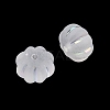Frosted Transparent Acrylic Beads OACR-P029-03B-06-3