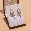 Alloy Rhinestone Teardrop Chandelier Earrings FS-WG764FB-11-1