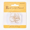 Brass Hoop Earrings X-KK-S341-85-3