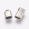 304 Stainless Steel Fold Over Clasps STAS-K145-30P-4