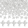 100Pcs Tibetan Style Alloy Beads FIND-ME0002-06AS-1