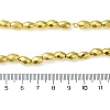 Electroplated Strong Magnetic Synthetic Hematite Beads Strands G-P518-03B-4