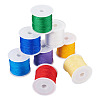 8 Rolls 8 Colors Nylon Braided Cord NWIR-TA0001-24-2