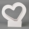Valentine's Day Heart Shaped Paper Flower Storage Gift Boxes CON-WH0095-82-1