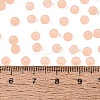 FGB Frosted Transparent Glass Seed Beads SEED-N013-02A-04-4