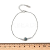 925 Sterling Silver Link Bracelets BJEW-D346-03B-P-3