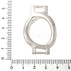 Alloy Crystal Rhinestone Oval Connector Links Charms FIND-M052-10P-NR-3