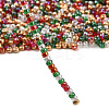 4 Colors 11/0 Christmas MIYUKI Round Rocailles Seed Beads SEED-X0058-18-4