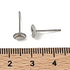 Tarnish Resistant 304 Stainless Steel Post Stud Earring Findings STAS-R063-50-4