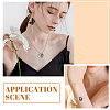 DIY Flat Round Iron & Alloy Heat Transfer Blank Necklaces & Bracelet Making Kits DIY-CA0006-77-6