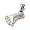 Non-Tarnish 304 Stainless Steel Pendants STAS-B053-28P-2