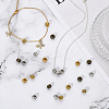 180Pcs 3 Colors Tibetan Style Zinc Alloy European Beads FIND-CA0006-27-4