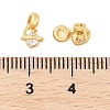 Brass Micro Pave Cubic Zirconia Pendants KK-U056-13G-3