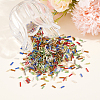 6000Pcs Glass Bugle Beads SEED-ME0001-28-5