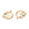 Alloy Enamel Pendants ENAM-C005-27G-01-3