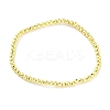 Synthetic Hematite Round Beaded Stretch Bracelet BJEW-TAC0005-01G-02-2
