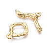 Brass Toggle Clasps KK-N233-141LG-3