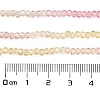 Transparent Painted Glass Beads Strands LS-DGLA-A034-T1mm-A09-3