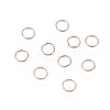 304 Stainless Steel Open Jump Rings X-STAS-O098-01RG-03-1