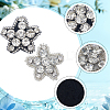 12Pcs 2 Colors Star Appliques PATC-GF0001-39-6