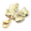 Bowknot Alloy Enamel Pendant Decorations HJEW-JM02209-5