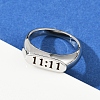 304 Stainless Steel Plain Band Finger Rings RJEW-P152-01P-2