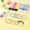 DIY Round Acrylic Beads Jewelry Making Findings Kits DIY-FS0007-79-10