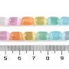 Rainbow Color Natural Selenite Beads Strands G-F750-M02-02-5