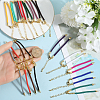 18Pcs 18 Colors Nylon Cords Bracelet Makings Fit for Connector Charms MAK-SC0001-25-3