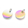 Ion Plating(IP) 304 Stainless Steel Charms LS-STAS-I124-01D-M-2