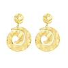 304 Stainless Steel Dangle Stud Earrings for Women EJEW-K268-13C-G-4