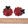 Handmade Polymer Clay & Rhinestone Big Pendants FIND-Q123-01C-3