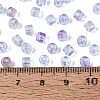 Transparent Colours Picasso Glass Beads SEED-Q039-05A-C03-4