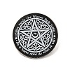 Sailor's Knot with Star Alloy Brooch JEWB-G020-07P-1