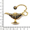 Alloy Enamel Tea Pot Home Display Decoration DJEW-Z010-01G-06-3