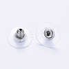 304 Stainless Steel Bullet Clutch Earring Backs LS-STAS-S113-003P-2