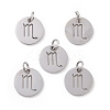 Non-Tarnish 304 Stainless Steel Charms STAS-Q201-T445-8S-2