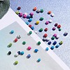 24 Colors Glass Seed Beads SEED-YW0001-01-4mm-7