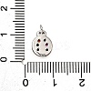 Brass Micro Pave Cubic Zirconia Pendants KK-D356-19P-3