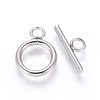 Non-Tarnish 304 Stainless Steel Toggle Clasps STAS-G204-01D-P-1