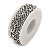 304 Stainless Steel Rectangle Link Chains CHS-G038-03P-3