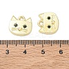 Alloy Rhinestone Pendants FIND-D044-21G-03-3
