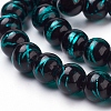 Handmade Silver Foil Lampwork Beads Strands FOIL-L016-C07-1