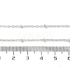 2mm Rack Plating Brass Satellite Chain Necklaces for Women Men MAK-L044-11P-4