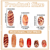 3 Sets 3 Styles Wood Beads WOOD-SC0002-06B-2