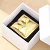304 Stainless Steel Open Cuff Ring for Women LS-RJEW-B109-06G-01-1