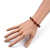 Adjustable Korean Waxed Polyester Cord Kid Braided Beads Bracelets BJEW-JB05437-5