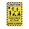 UV Protected & Waterproof Aluminum Warning Signs AJEW-WH0111-D-10-1